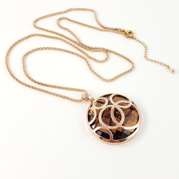 Boho Lux Jewelry - NWOT! Unique Pendant Necklace Rose Gold